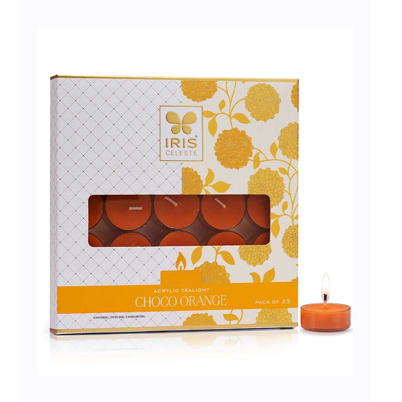Tealight Candles Pack of 25 – Choco Orange
